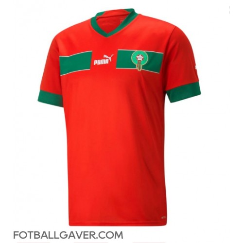 Marokko Fotballklær Hjemmedrakt VM 2022 Kortermet
